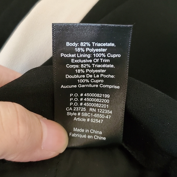 Babaton EUC Conan Black Pant Terado Side Stripe - Picture 7 of 8